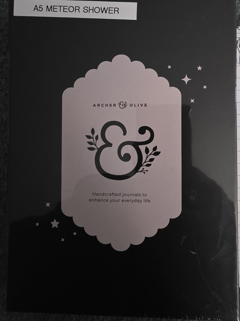 Archer & Olive A5 Meteor Shower Journal Teal